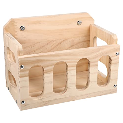 Amosfun Umweltfreundlicher Futterspender Aus Holz Heuspender Einfache Installation für Hasenkäfige Amosfun Umweltfreundlicher Futterspender Aus Holz Heuspender Einfache Installation für Hasenkäfige von Amosfun