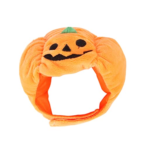 Amosfun Halloween Kürbis Hut Hund Oder Katze Party Kopfbedeckung Haustier Kürbis Maske Ohren Orange von Amosfun