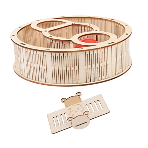 Amosfun Holz Hamster Labyrinth Spielzeug Kreatives Pet Plaything Für Aktives Spielen Und Gesunde Bewegung Im Haustierheim Sicher Aus Naturholz Für Hamster Und Kleintiere Amosfun Holz Hamster Labyrinth Spielzeug Kreatives Pet Plaything Für Aktives Spielen Und Gesunde Bewegung Im Haustierheim Sicher Aus Naturholz Für Hamster Und Kleintiere von Amosfun