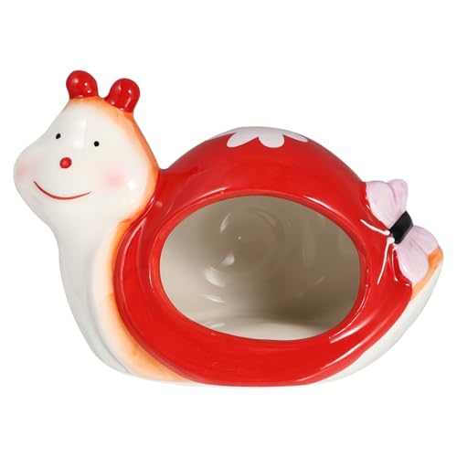 Amosfun Hamster Nest Aus Keramik Mini-hüttenkäfig Für Chinchilla Hamster Schläft Kühlende Hamsterhütte Coole Hamsterhäuser Betthamster Igel Chinchilla-keramikhaus Sommer Spielzeug von Amosfun