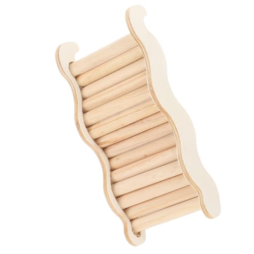 Amosfun Vielseitige Kletterleiter Aus Holz Für Kleintiere Spielzeug Für Hamster Chinchillas Und Ratten Tragbares Design 18 cm Tischmontage von Amosfun