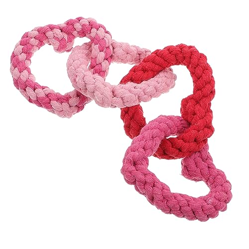 Amosfun Herzförmiges Kauspielzeug Für Hunde Interaktives Spielzeug Zur Zahnreinigung Perfektes Valentinstagsgeschenk Für Haustiere Langlebiges Und Sicheres Seilspielzeug Amosfun Herzförmiges Kauspielzeug Für Hunde Interaktives Spielzeug Zur Zahnreinigung Perfektes Valentinstagsgeschenk Für Haustiere Langlebiges Und Sicheres Seilspielzeug von Amosfun