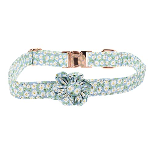 Amosfun Daisy-Muster Hundehalsband Verstellbares Dekoratives Für Hunde Und Bequemes Atmungsaktives Design Für Halsgrößen Für Outdoor-aktivitäten Modisches Accessoire Amosfun Daisy-Muster Hundehalsband Verstellbares Dekoratives Für Hunde Und Bequemes Atmungsaktives Design Für Halsgrößen Für Outdoor-aktivitäten Modisches Accessoire von Amosfun