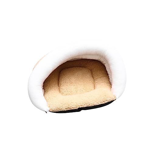 Amosfun Hundehaus Tiefes Kuschelbett Katzenbetten Drinnen Kätzchenbett Katzenkratzbett Winterzelt Für Katzen Katze Winterbett Katze Warme Matte Warmes Katzennest Krapfen Waschbar von Amosfun