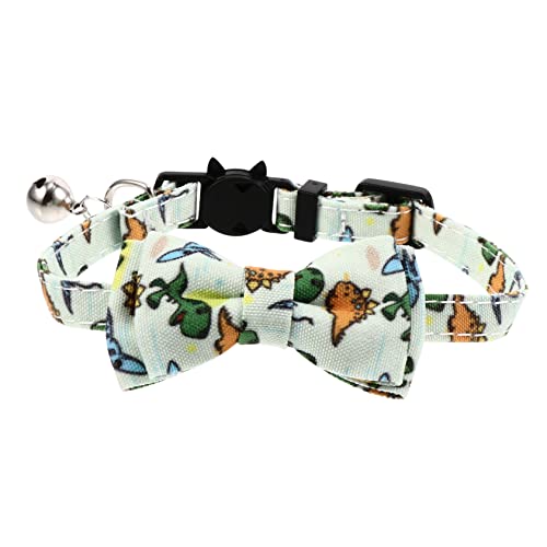 Amosfun Katzenhalsband Welpenhalsband Hundefliege Hundebogen-Halsbekleidung farbige welpenhalsbänder Zierkrawatten Haustier Kätzchenhalsband Katzenbedarf die Katze schmücken Nylon von Amosfun