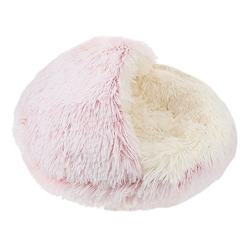 Amosfun Katzennest Hundehöhle Bett Kätzchen-winterbett Kätzchenbett Warmer Schlafsack Für Katzen Winterliche Katzenmatte Kätzchen Schlafsack Haustiere Hündchen Kleines Zelt Flanell von Amosfun