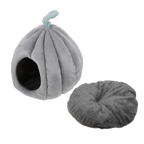 Amosfun Katzennest Katzenzelt Höhle Kätzchen Bequemes Zelt Kätzchenhöhle Winternest Für Katzen Katze Schlafkissen Schlafbett Für Katzen Warmes Kuschelbett Kätzchenbett Stoff Niedlich von Amosfun