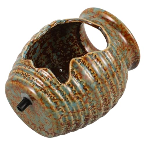 Amosfun Keramikgefäß Aquariendekoration Tisch-Wasserbrunnen Glas Aquarium Höhle Für Garnelen Buntbarsche Bonsai Zum Spielen Verstecken Ausruhen Und Dekorativer Wasserfallspender In Amosfun Keramikgefäß Aquariendekoration Tisch-Wasserbrunnen Glas Aquarium Höhle Für Garnelen Buntbarsche Bonsai Zum Spielen Verstecken Ausruhen Und Dekorativer Wasserfallspender In von Amosfun