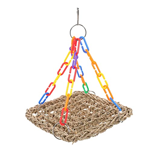 Amosfun Vogelspielzeug Vogel Indoor Kletternetz Spielzeug Schnabel Conditioner Für Papageien Sittiche von Amosfun