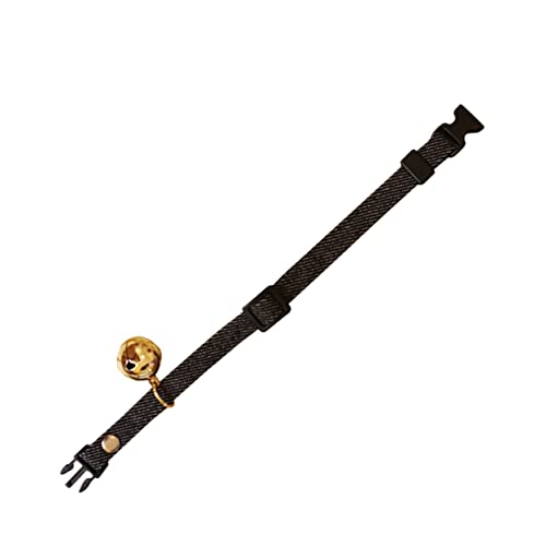 Amosfun Verstellbares Hundehalsband Katzenhalskette Muster Pu- Für Haustiere Glockenhalskette Größe S von Amosfun