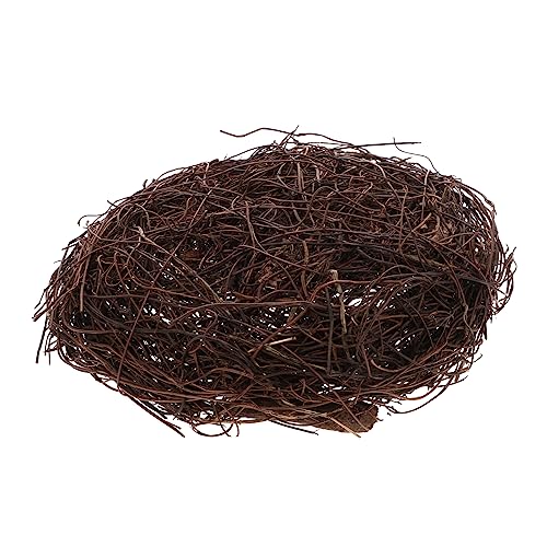 Amosfun Künstlicher Vogelnestanhänger Aus Rattan Für Garten Und Handgefertigtes Nest Ornament Zur Verschönerung Von Außenbereichen Kreative Amosfun Künstlicher Vogelnestanhänger Aus Rattan Für Garten Und Handgefertigtes Nest Ornament Zur Verschönerung Von Außenbereichen Kreative von Amosfun