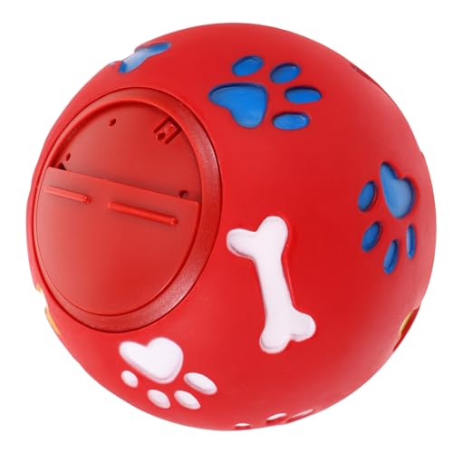 Amosfun Leckendes Spielzeug Für Haustiere Hundefutter-puzzleball Hundetrainingsspielzeug Interaktive Hundebälle Iq Hundefutterball Leckerbissen Für Hunde Spielzeuge Groß Zubringer Plastik von Amosfun