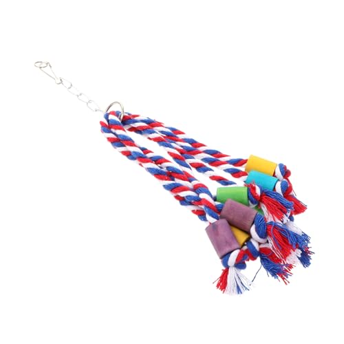 Amosfun Papagei Baumwollseil Spielzeug Vogel Hängendes Beißspielzeug Papageienspielzeug Zum Aufhängen Spielzeug Für Vögel Und Papageien Vogelkäfig-Spielzeug Hängender Käfig Beissen Amosfun Papagei Baumwollseil Spielzeug Vogel Hängendes Beißspielzeug Papageienspielzeug Zum Aufhängen Spielzeug Für Vögel Und Papageien Vogelkäfig-Spielzeug Hängender Käfig Beissen von Amosfun