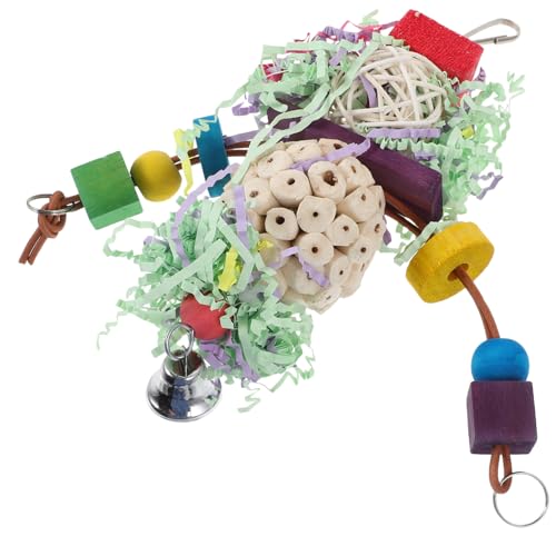Amosfun Papagei Kauspielzeug Hängendes Spielzeug Für Vögel Robust Und Multifunktional Spielzeug Aktivität Und Entspannung Im Käfig Für Sittiche Und Andere Haustiervögel Amosfun Papagei Kauspielzeug Hängendes Spielzeug Für Vögel Robust Und Multifunktional Spielzeug Aktivität Und Entspannung Im Käfig Für Sittiche Und Andere Haustiervögel von Amosfun