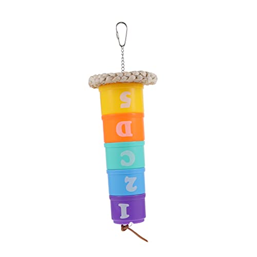 Amosfun Pet Bird Chewing Toy Für Papageien Kreatives Spielzeug Zur Beschäftigung Und Fütterung Geeignet Für Sittiche Nymphensittiche Und Andere Vögel Aus Sicherem Fördert Das Kauen von Amosfun