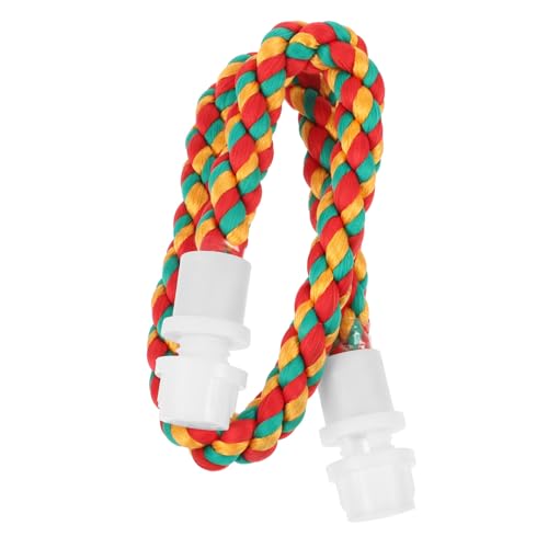 Amosfun Papagei Kletterseil aus Baumwolle lustiges Sittichspielzeug Hängespielzeug für Papageien Vogelkäfig Spielzeuge Vogel stehendes Seil hängendes Vogelseil Langen Spiralleiter Amosfun Papagei Kletterseil aus Baumwolle lustiges Sittichspielzeug Hängespielzeug für Papageien Vogelkäfig Spielzeuge Vogel stehendes Seil hängendes Vogelseil Langen Spiralleiter von Amosfun