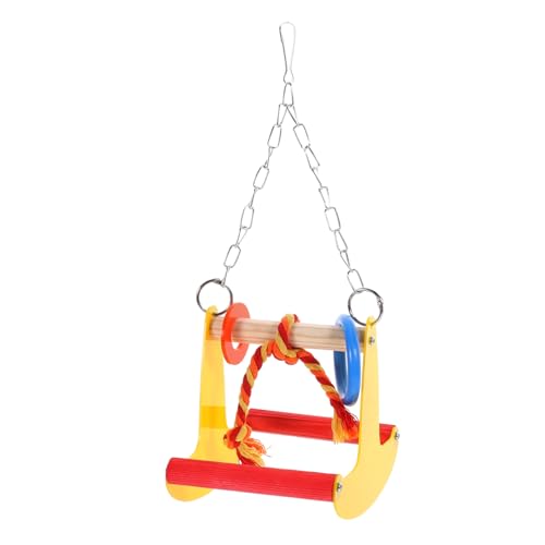 Amosfun Vogelspielzeug Schaukel Für Papageien Und Sittiche Kreatives Kauspielzeug Bunten Farben Für Vögel Zum Spielen Und Trainieren Attraktives Zubehör Für Vogelkäfige Amosfun Vogelspielzeug Schaukel Für Papageien Und Sittiche Kreatives Kauspielzeug Bunten Farben Für Vögel Zum Spielen Und Trainieren Attraktives Zubehör Für Vogelkäfige von Amosfun
