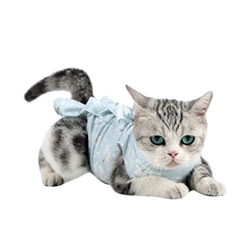 Amosfun Rettungsanzug Für Haustiere Wundschutz Für Haustiere Medizinisches Shirt Für Haustiere Haustier Erholungskostüm Kleidung Für Vierbeinige Hunde Op-Kleidung Für Haustiere Die Katze von Amosfun