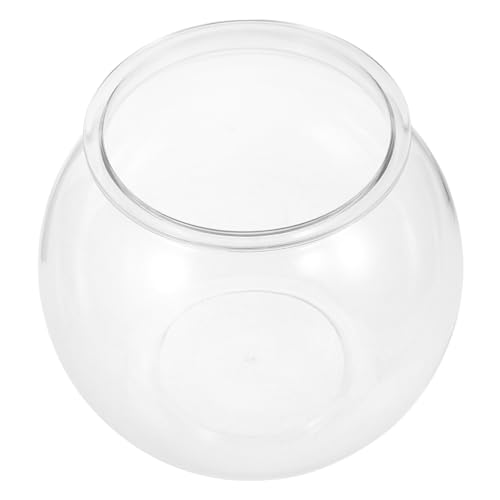 Amosfun Fischbecken Pflanzenterrarium Kreisvase Pflanzendekorationen Für Töpfe Betta-Panzer Fischschale -fischglas Mikro-landschaftscontainer Leichtes Fischbecken Ball Abs von Amosfun