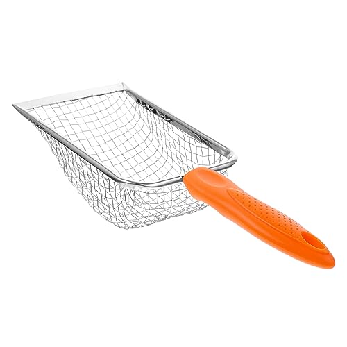 Amosfun Schaufel Scoop Katzenstreusieb Sieb-Katzentoilette ordentliches Reiniger für Wurfsieb Sandsieb Sichter Steinsieb Reptilienschmutz Tier Terrarium Rostfreier Stahl sauber Amosfun Schaufel Scoop Katzenstreusieb Sieb-Katzentoilette ordentliches Reiniger für Wurfsieb Sandsieb Sichter Steinsieb Reptilienschmutz Tier Terrarium Rostfreier Stahl sauber von Amosfun
