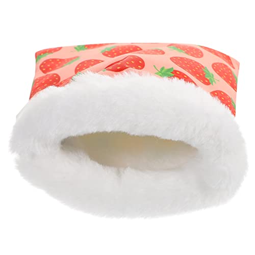 Amosfun Schlafsack Für Hamster Meerschweinchen Decke Beutel Für Zuckergleiter Beutel Für Meerschweinchen Kleiner Warmer Beutel Für Haustiere Hamsterbett Umarmungstasche Oxford-Stoff Winter von Amosfun