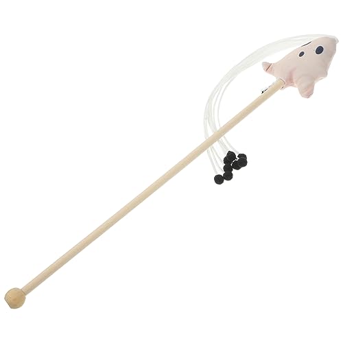 Amosfun Necken Für Katzen Katzenhalsband Kätzchen Neckspielzeug Weiches Plüsch Katzen-Teaser Leben Katzenspielzeug Katzenspielzeug Interaktiver Neckstab von Amosfun