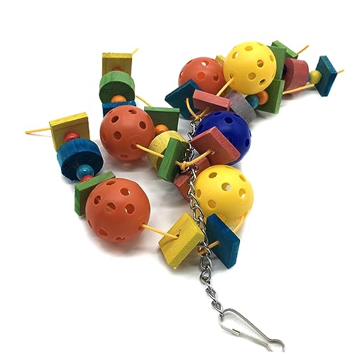 Amosfun Spielzeug Knete Zubehör Bambus Anhänger Papagei von Amosfun