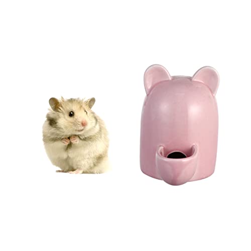 Amosfun Trinknapf Für Hamster Aus Keramik Trinkflasche Für Kleintiere Hamster Futternapf Kätzchennäpfe Für Futter u Liefert Meerschweinchen Flasche Hamsterfutternapf Fressnapf Automatisch von Amosfun