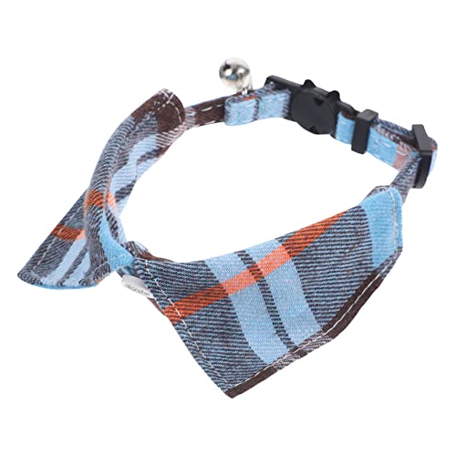 Amosfun Süßes Katzenhalsband mit Karomuster Glocke Atmungsaktiv Bequem für Kätzchen Amosfun Süßes Katzenhalsband mit Karomuster Glocke Atmungsaktiv Bequem für Kätzchen von Amosfun