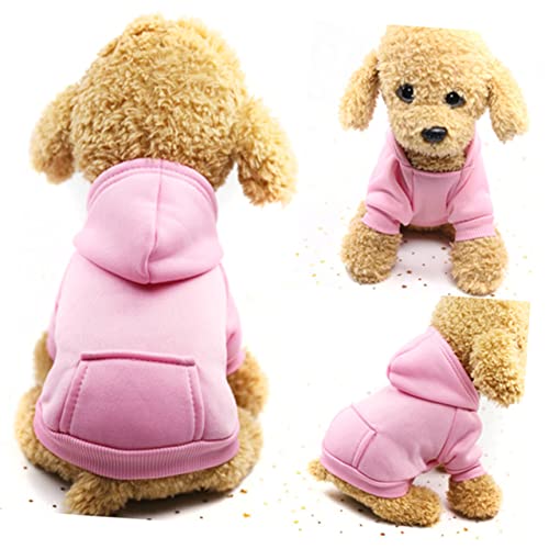 Amosfun Pet Warm Hoodie Für Hunde Bequemes Pullover-Outfit Für Kaltes Wetter Rosa Haustierbekleidung Für Herbst Und Winter Für Tägliches Tragen Und Schlafen Amosfun Pet Warm Hoodie Für Hunde Bequemes Pullover-Outfit Für Kaltes Wetter Rosa Haustierbekleidung Für Herbst Und Winter Für Tägliches Tragen Und Schlafen von Amosfun
