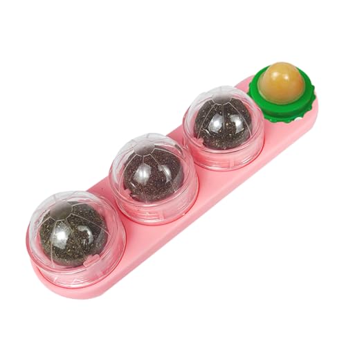 Amosfun Natürliches Spielzeug 4 in 1 Kätzchen Haustierspielzeug Für Katzen Mint Cat Kauspielzeug von Amosfun