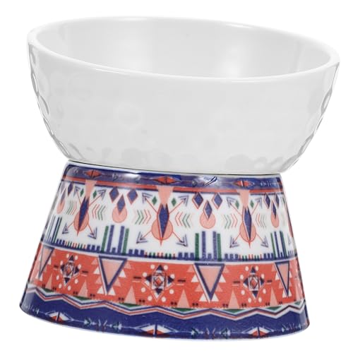 Amosfun pet Bowl Easy putz Verschleißfester Haustiernapf Nackenschutz Katzennapf Hundenapf Haustiernapf hohe Füße Zubehör Welpenschüssel Keramikschale Amosfun pet Bowl Easy putz Verschleißfester Haustiernapf Nackenschutz Katzennapf Hundenapf Haustiernapf hohe Füße Zubehör Welpenschüssel Keramikschale von Amosfun