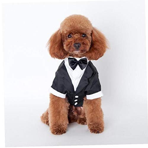1pc Hund Tuxedo Fliege Kleidung Schöne Hündchen Tuxedo Dekoration Hochzeit Hundekostüme Hunde Anhänger M Größe von AMOYER
