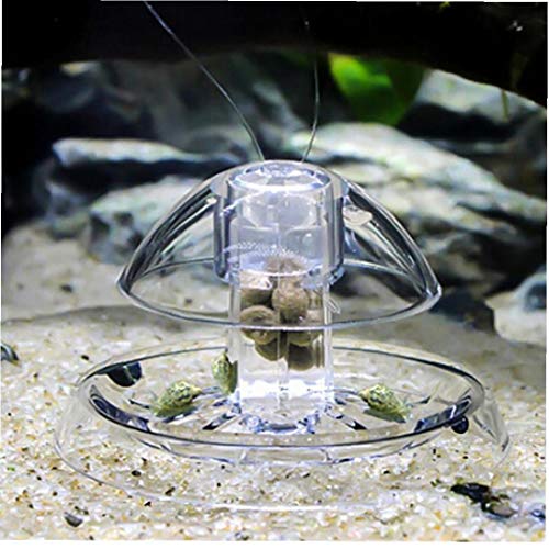 AMOYER Aquarium Kunststoff Klar Schneckenfalle Catcher Fish Tank Wurm Fangen Box-behälter-reinigungs-Tools Luftloch von AMOYER