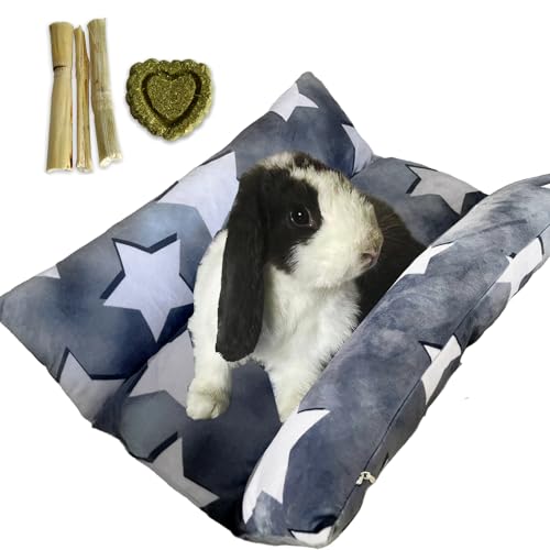 Amremsu Weiches Kaninchenbett, 41 x 45 cm, abnehmbares und waschbares weiches Kaninchenbett, verdicktes und weicheres Kaninchenbett, doppelseitiges Plüsch, Kaninchen, konkaves Bett, kleine Betten für Amremsu Weiches Kaninchenbett, 41 x 45 cm, abnehmbares und waschbares weiches Kaninchenbett, verdicktes und weicheres Kaninchenbett, doppelseitiges Plüsch, Kaninchen, konkaves Bett, kleine Betten für von Amremsu