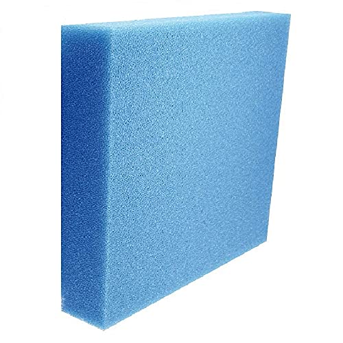 Amtra A3050079 IE021 Biocell Filterschaum Zuschnitte, L, 50 x 50 x 3 cm, blau von Amtra