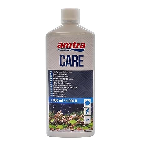 Amtra Care – Biokonditionierer für Süßwasseraquarien, macht Leitungswasser sofort sicher für Fische, beseitigt Chlor und Schwermetalle, 1000 ml Amtra Care – Biokonditionierer für Süßwasseraquarien, macht Leitungswasser sofort sicher für Fische, beseitigt Chlor und Schwermetalle, 1000 ml von Amtra