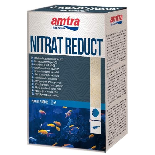 Amtra Nitrat-Reduct 500 ML - Kunstharz, Anti-Algen für Süßwasseraquarien, reduziert Nitrate, 2 x 125 ML von Amtra