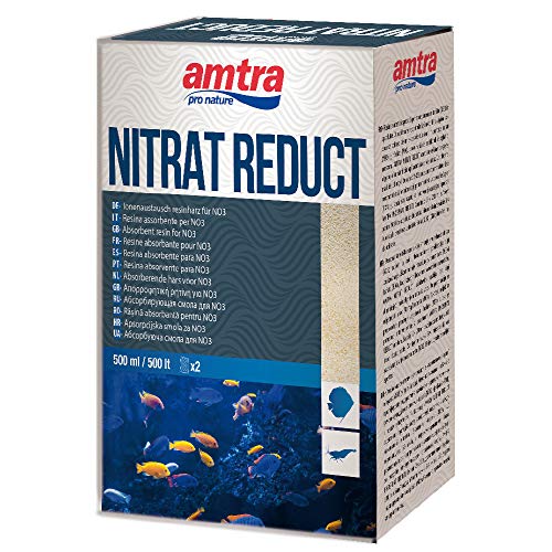 Amtra Nitrat-Reduct 500 ML - Kunstharz, Anti-Algen für Süßwasseraquarien, reduziert Nitrate, 2 x 125 ML von Amtra