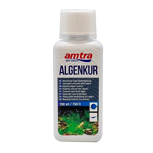 Amtra Algen-Kur – Algenbekämpfung im Süßwasseraquarium, Aquariumflüssigkeit, natürliche Algenbekämpfung in Süßwasseraquarien, 150 ml Amtra Algen-Kur – Algenbekämpfung im Süßwasseraquarium, Aquariumflüssigkeit, natürliche Algenbekämpfung in Süßwasseraquarien, 150 ml von Amtra