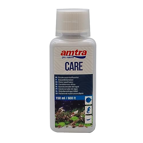 Amtra Care – Biokonditionierer für Süßwasseraquarien, macht Leitungswasser sofort sicher für Fische, beseitigt Chlor und Schwermetalle, 150 ml Amtra Care – Biokonditionierer für Süßwasseraquarien, macht Leitungswasser sofort sicher für Fische, beseitigt Chlor und Schwermetalle, 150 ml von Amtra
