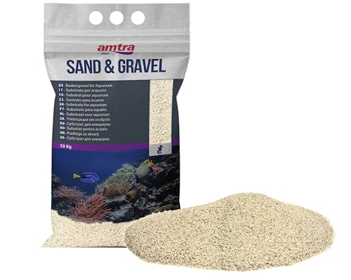 Amtra Ivory White Quartz - Feinster weißer Quarz-Aquariensand, für Süß- oder Salzwasser, Körnung 0.1-0.7 mm, Menge 10 kg Amtra Ivory White Quartz - Feinster weißer Quarz-Aquariensand, für Süß- oder Salzwasser, Körnung 0.1-0.7 mm, Menge 10 kg von Amtra