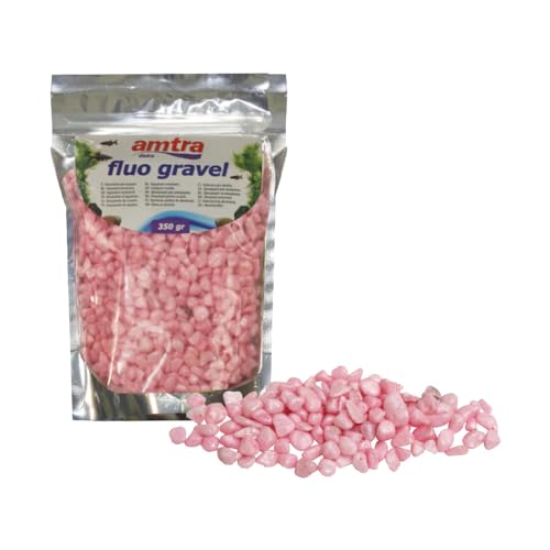 Amtra Fluo Kies – Aquarium Deko, Bodenkies aus Keramik, für Süß- und Meerwasseraquarien, staubfrei, rosa, 350 g Amtra Fluo Kies – Aquarium Deko, Bodenkies aus Keramik, für Süß- und Meerwasseraquarien, staubfrei, rosa, 350 g von Amtra