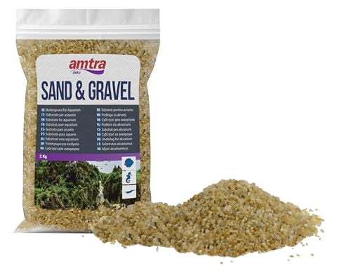Croci Amtra Kies Aquarium Ornaments, 2 kg, Rosella von Amtra