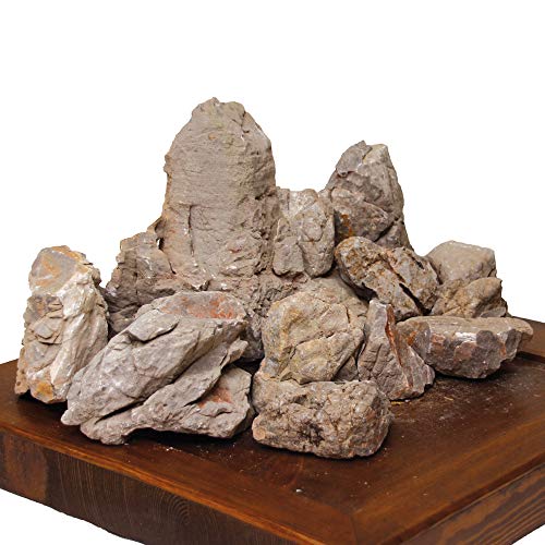 Amtra - Luohan Grey Rock, Aquariendekoration, Natur, Kalkstein, 1KG von Amtra