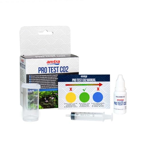 Amtra PRO CO2-Test - CO2-Test für Aquarien, einfache und schnelle Qualitätskontrolle von Kohlendioxid, für Süßwasser, mit Referenzskala, bis zu 100 Tests Amtra PRO CO2-Test - CO2-Test für Aquarien, einfache und schnelle Qualitätskontrolle von Kohlendioxid, für Süßwasser, mit Referenzskala, bis zu 100 Tests von Amtra