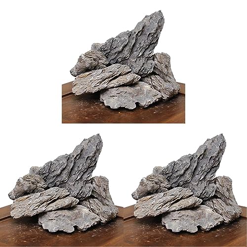 Amtra Rock Dragon Stone - Aquarium Deko Natur Kalkstein 1 KG. (Packung mit 3) von Amtra