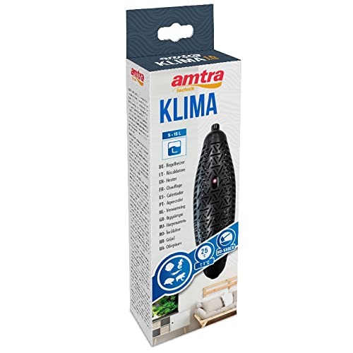 Klima Nano PRESET 15 Watt - Heizung für Aquarien, Schildkröten und Terrarienwasser von Amtra