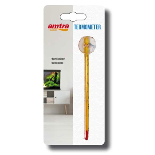 Wave Amtra Slim - Aquarienthermometer aus Glas, mit Saugnapf, schwimmend, genau und schnell von Wave