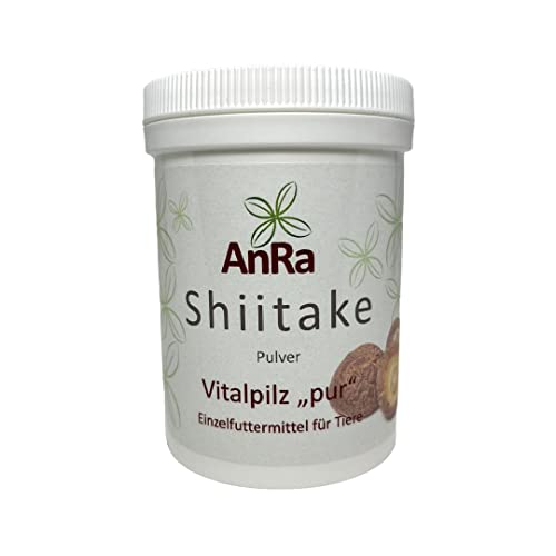 AnRa Shiitake Pulver - 100 Gramm - Homöopathie für Ihr Tier - Ideal für Hunde, Katzen und Pferde von AnRa